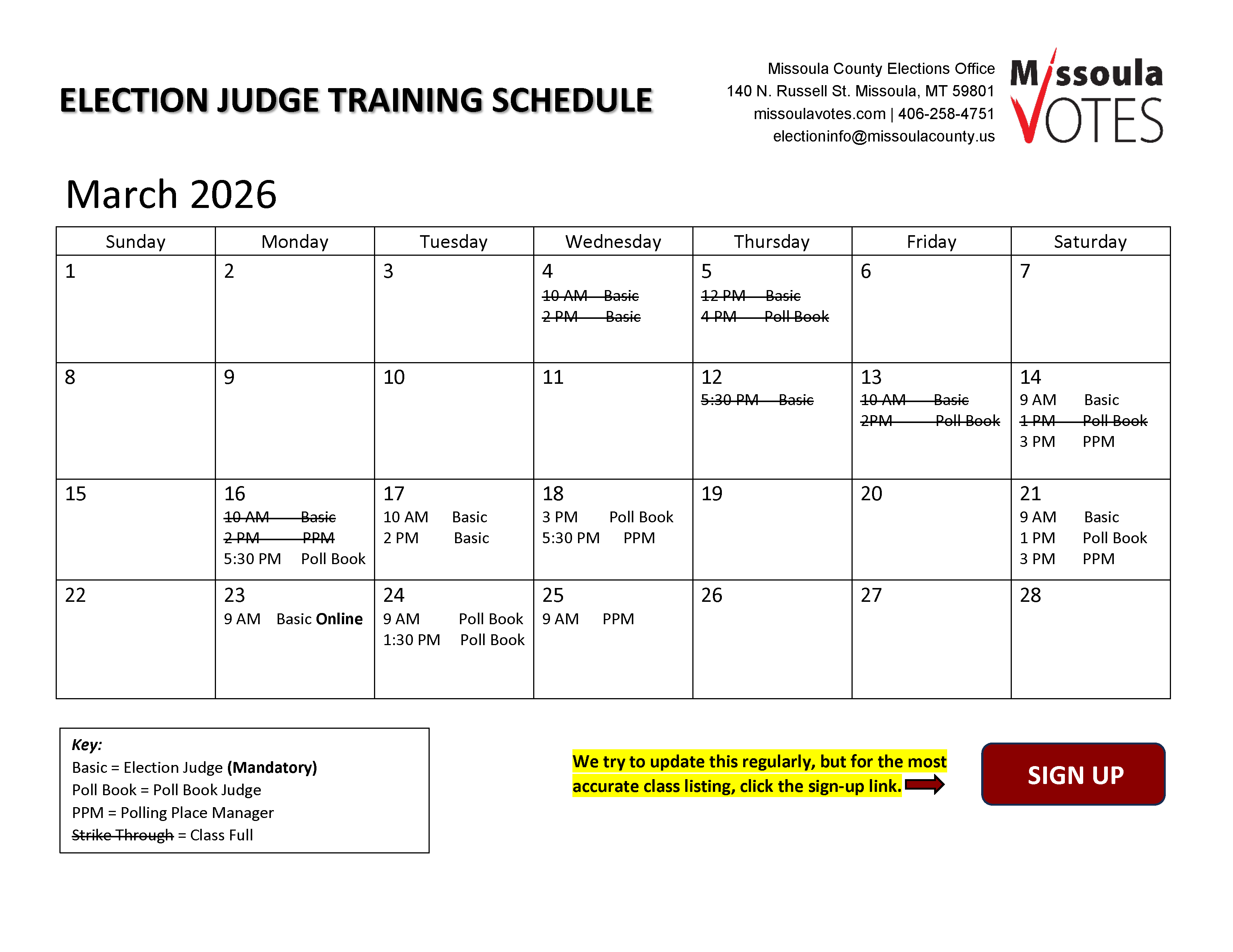 20260128 Training Calendar