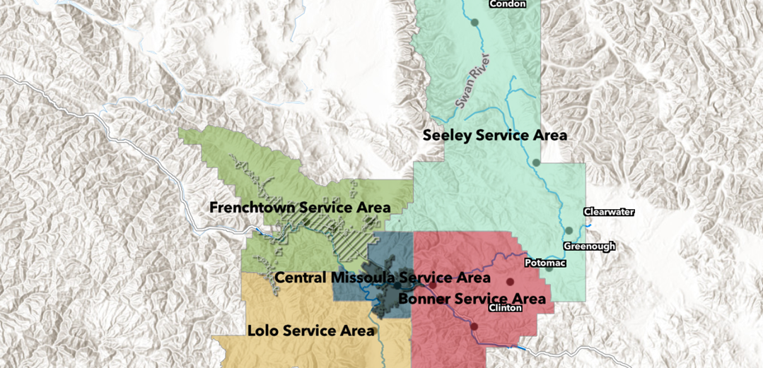 Map Of Impact Fee Service Areas
