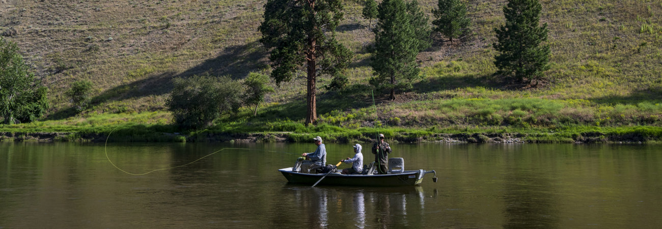 Flyfishing at Riverside Park on the Bitterroot River